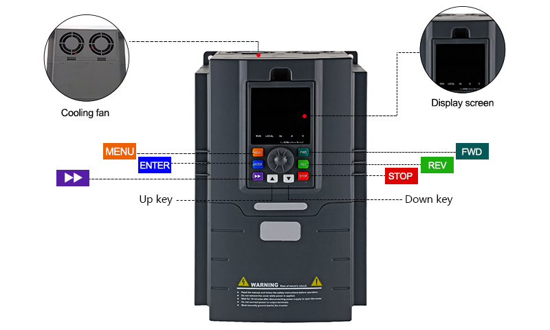 15hp Single Phase to Three Phase VFD Details