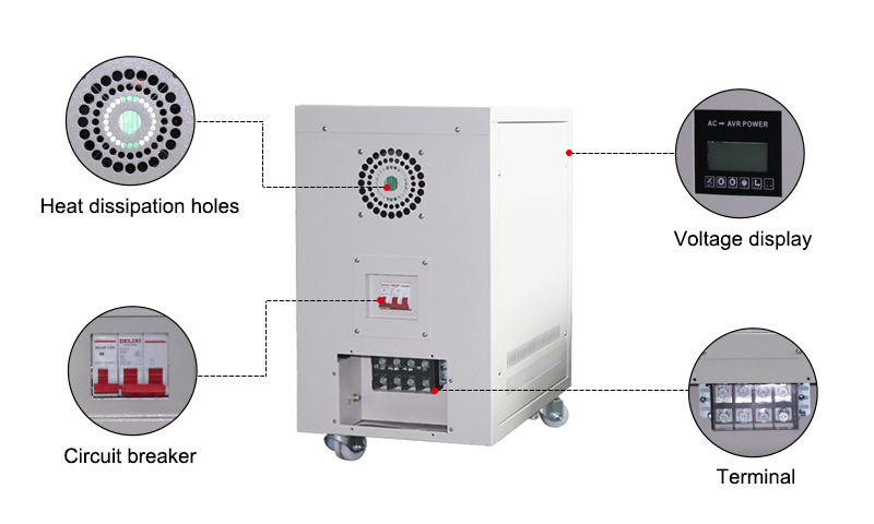 10 KVA Single Phase Automatic Voltage Stabilizer Details