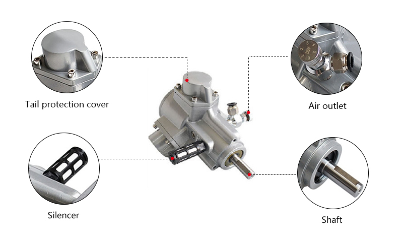 1100rpm Piston Air Motor Details