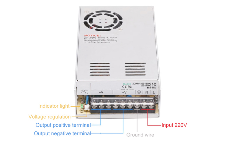 12V DC Switching Power Supply Details