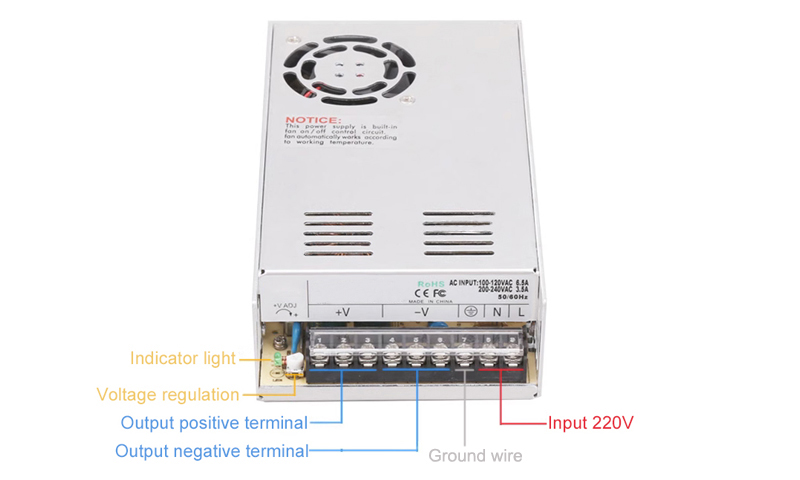 15V DC Switching Power Supply Details