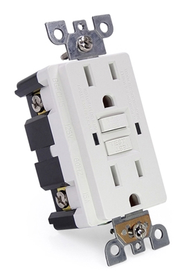 15 amp GFCI outlet electrical receptacle