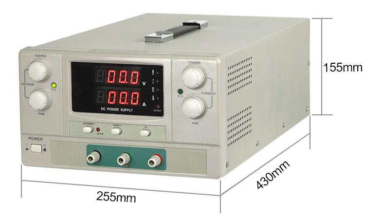 2-5a dc power supply dimension 2a