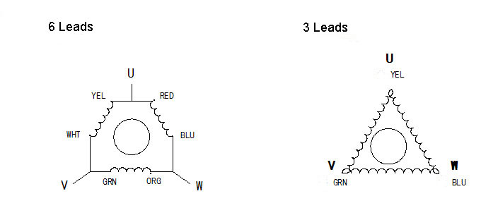 6 Lead 3 Phase Motor Wiring Diagram
