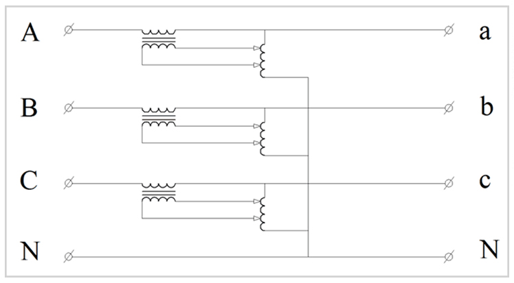 3 phase voltage stabilizer schematic diagram