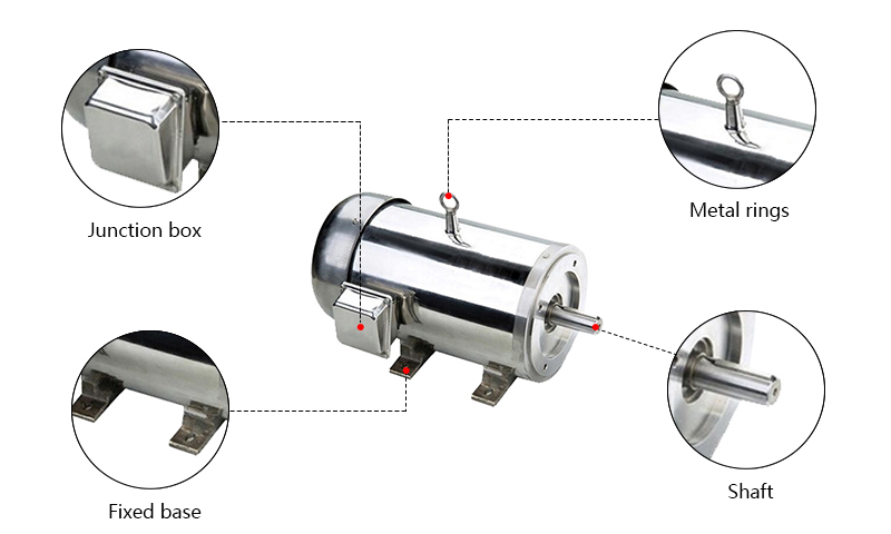 750W Stainless Steel Motor Details