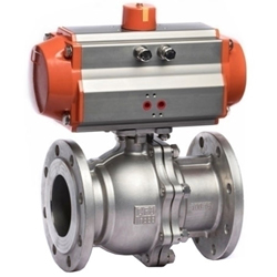 8 inch pneumatic flanged ball valve