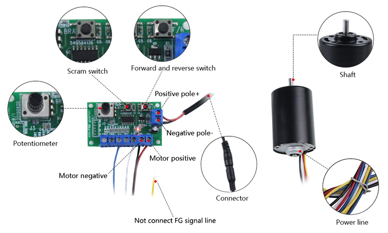 8000rpm Small Brushless DC Motor Details