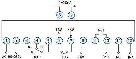 ATO digital counter wiring diagram