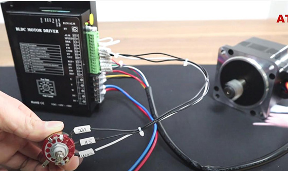 BLDC motor control speed