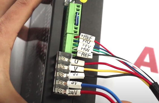 BLDC motor potentiometer speed regulation