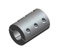 Clamp shaft coupling