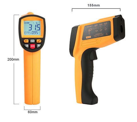 Temperature Gun Non-contact Digital Laser Infrared IR Thermometer Temp Meter