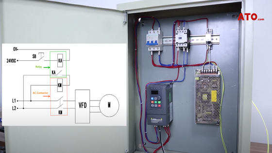 How to Set VFD with Terminal Control.