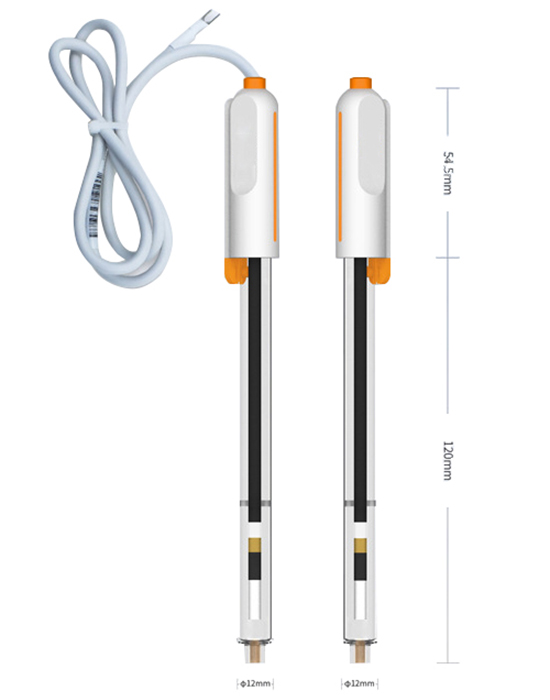 Ag/ AgCl reference electrode dimension