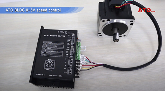 Analog Signal Speed Control of BLDC Motor Controller