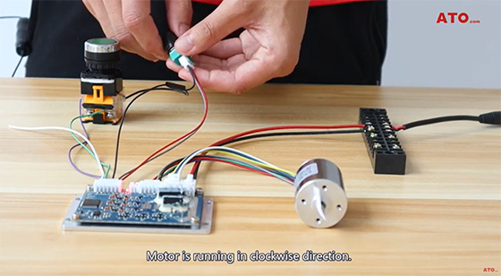 BLDC motor clockwise direction