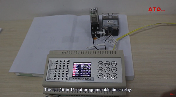 16 in 16 out programmable timer relay