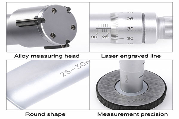 3 Point Inside Micrometer Features