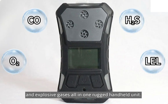 4 in 1 multi gas detector setup guide
