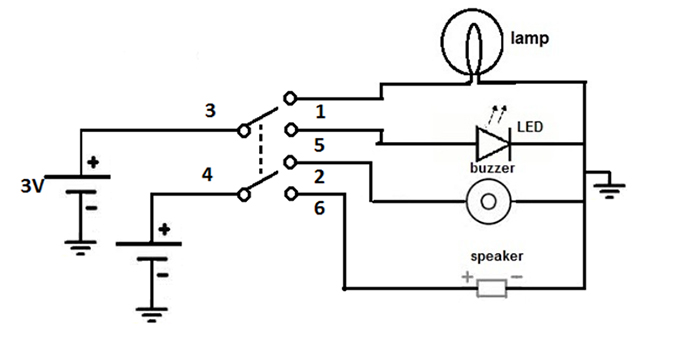 DPDT toggle switch wiring 