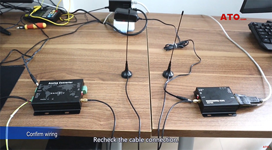 DTU cable connection