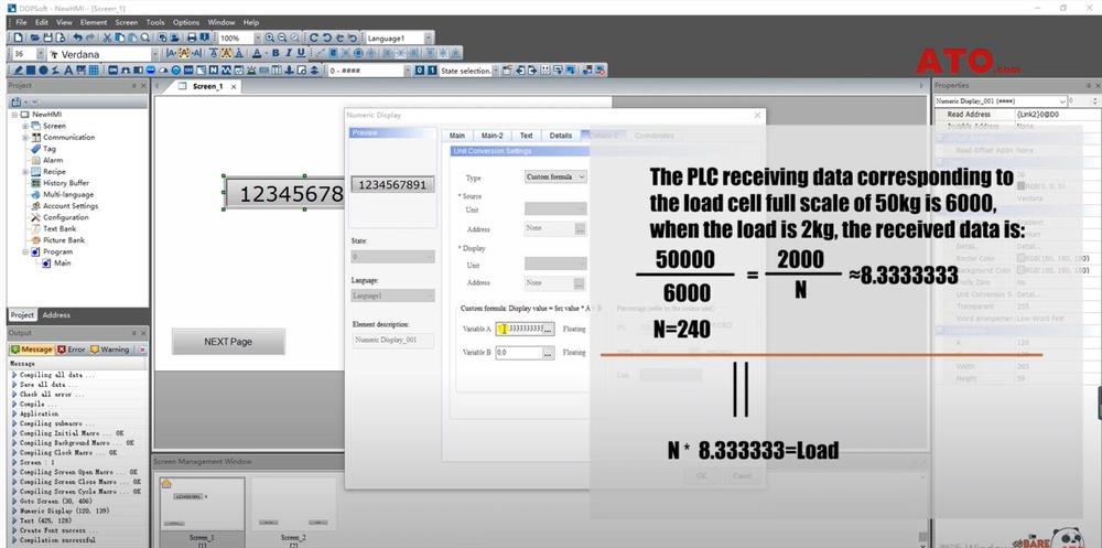 HMI programming