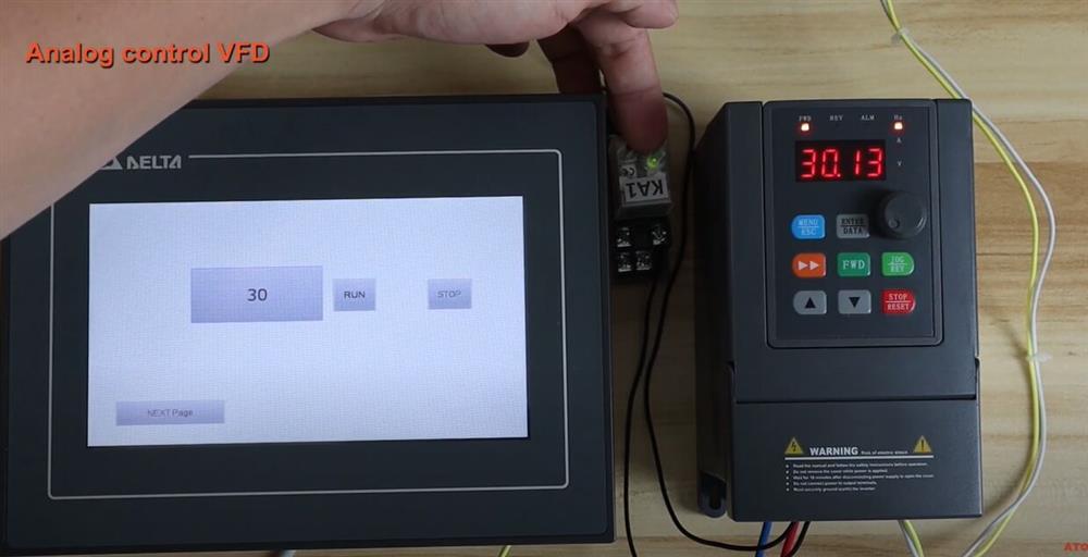 PLC annalog output module