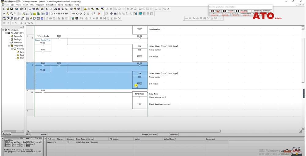 PLC programming