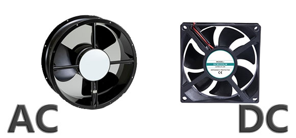 AC and DC cooling fan