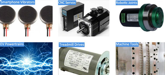 Application dc motor