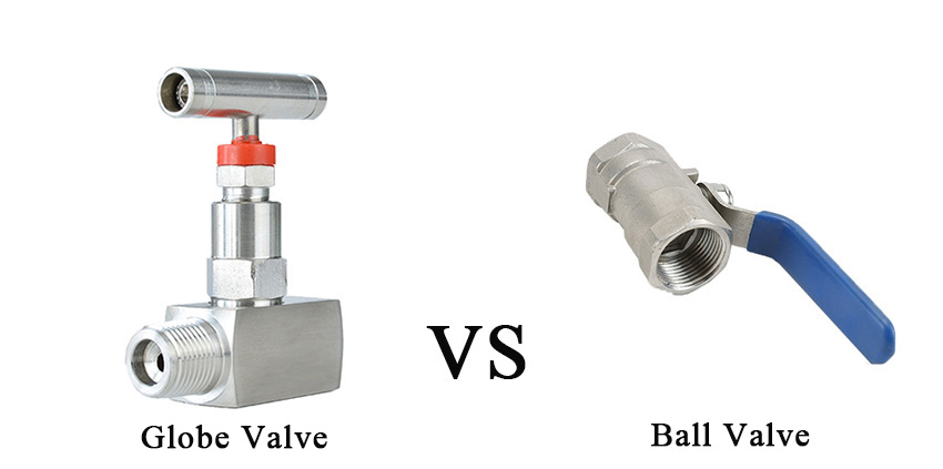 Ball valve and globe valve