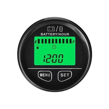 Battery gauge lcd display