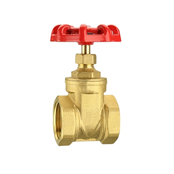 Brass gate valve