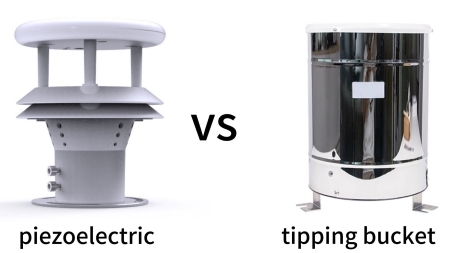 Comparison of piezoecletric and tipping bucket rain gauge ssensor