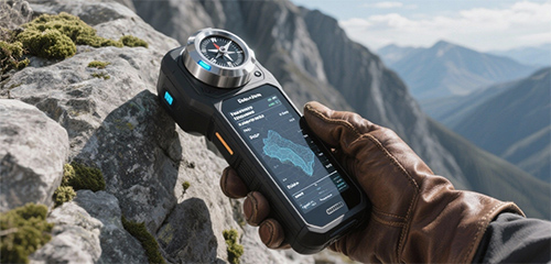 Application of compass sensors in geological exploration