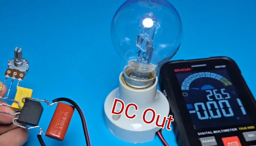 Connect the load and test settings