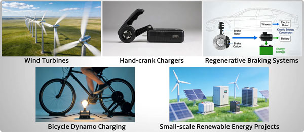 Convert a bldc motor into a generator applications