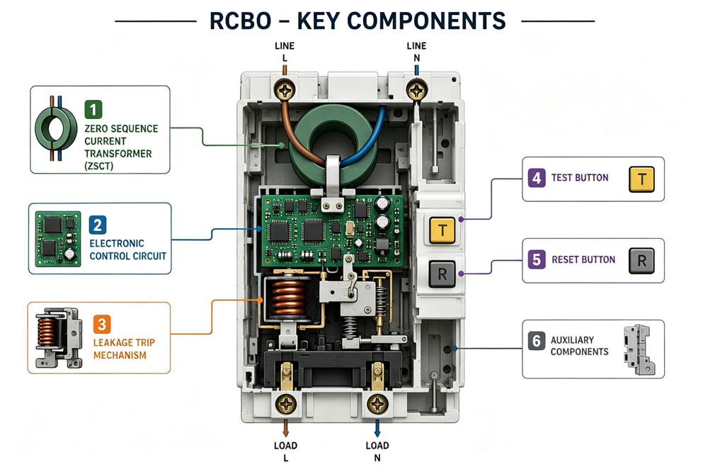 core-components-of-residual-current-circuit-breaker