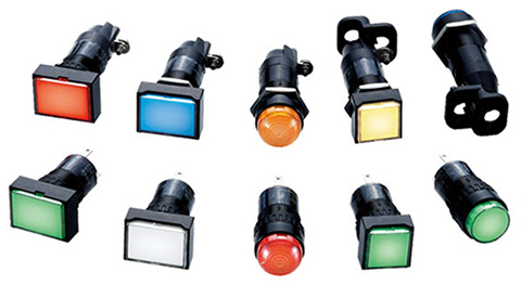 Different types indicator lights