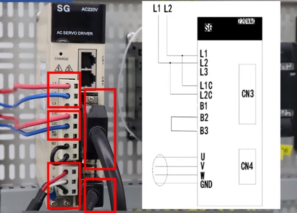 how to add dual emergency stop in plc servo control systems wiring_2