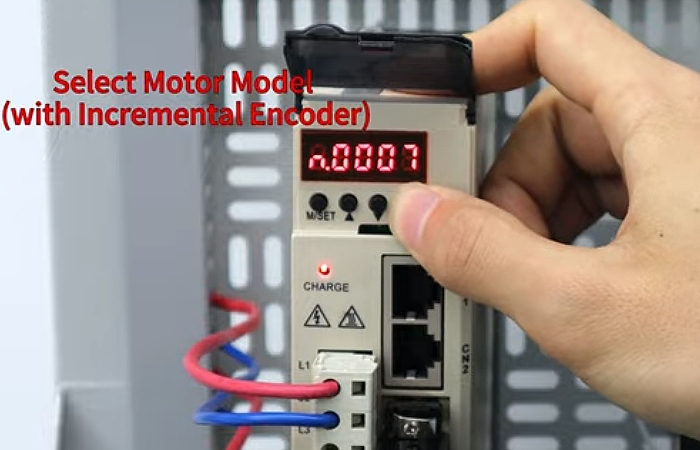 How to build a servo position control system with plc and servo drive drive config