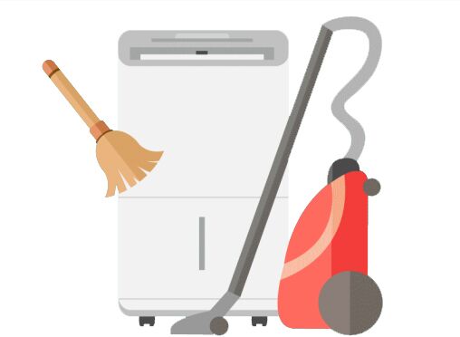 how to clean a dehumidifier