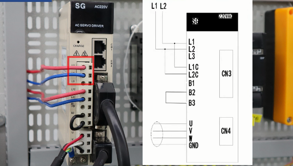 How to keep s-on always on in plc servo control systems wiring