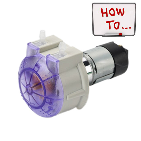 Laboratory peristaltic pump flow delivery more accurate