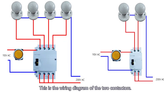 Lighting contactor wiring diagram