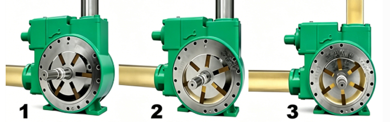 Lobe pump working principle