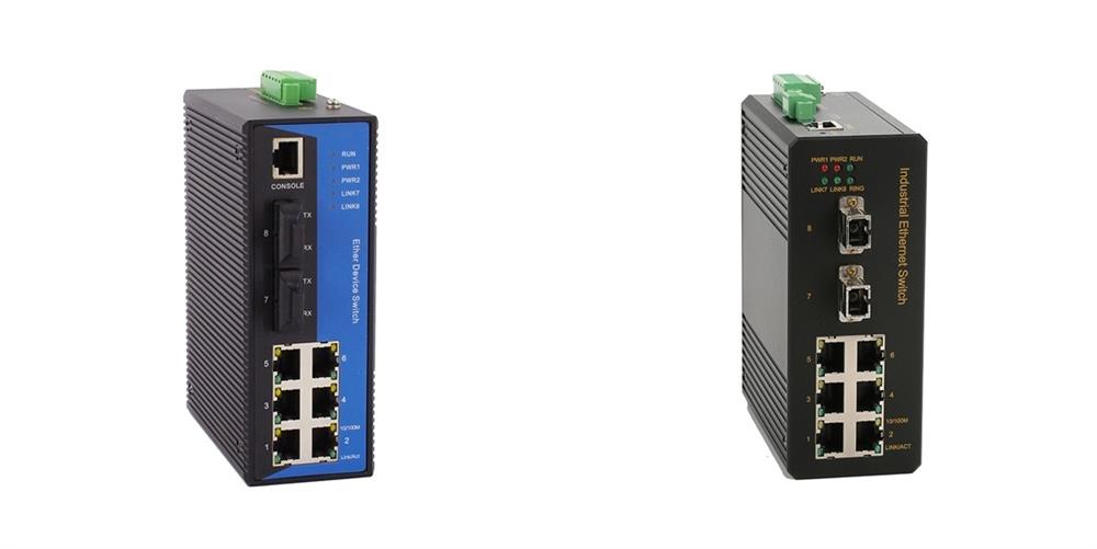 Managed industrial switch 3 networking modes