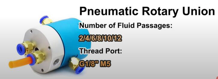 Pneumatic rotary union