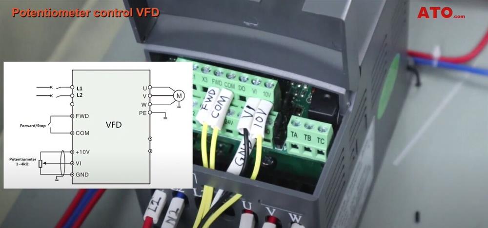 Potentiometer control